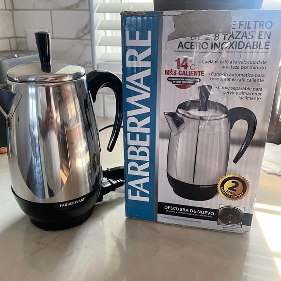 Farberware Silver and Black Coffee Maker - Picture 9 of 9